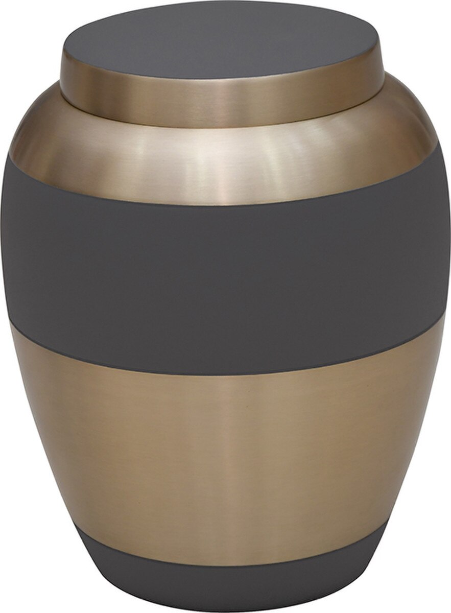 Sinosource Luxa Stone Brass Adult Urn - 9