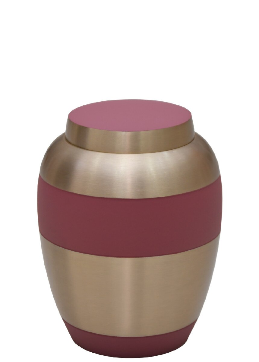 Sinosource Luxa Rose Brass Medium Urn - 6